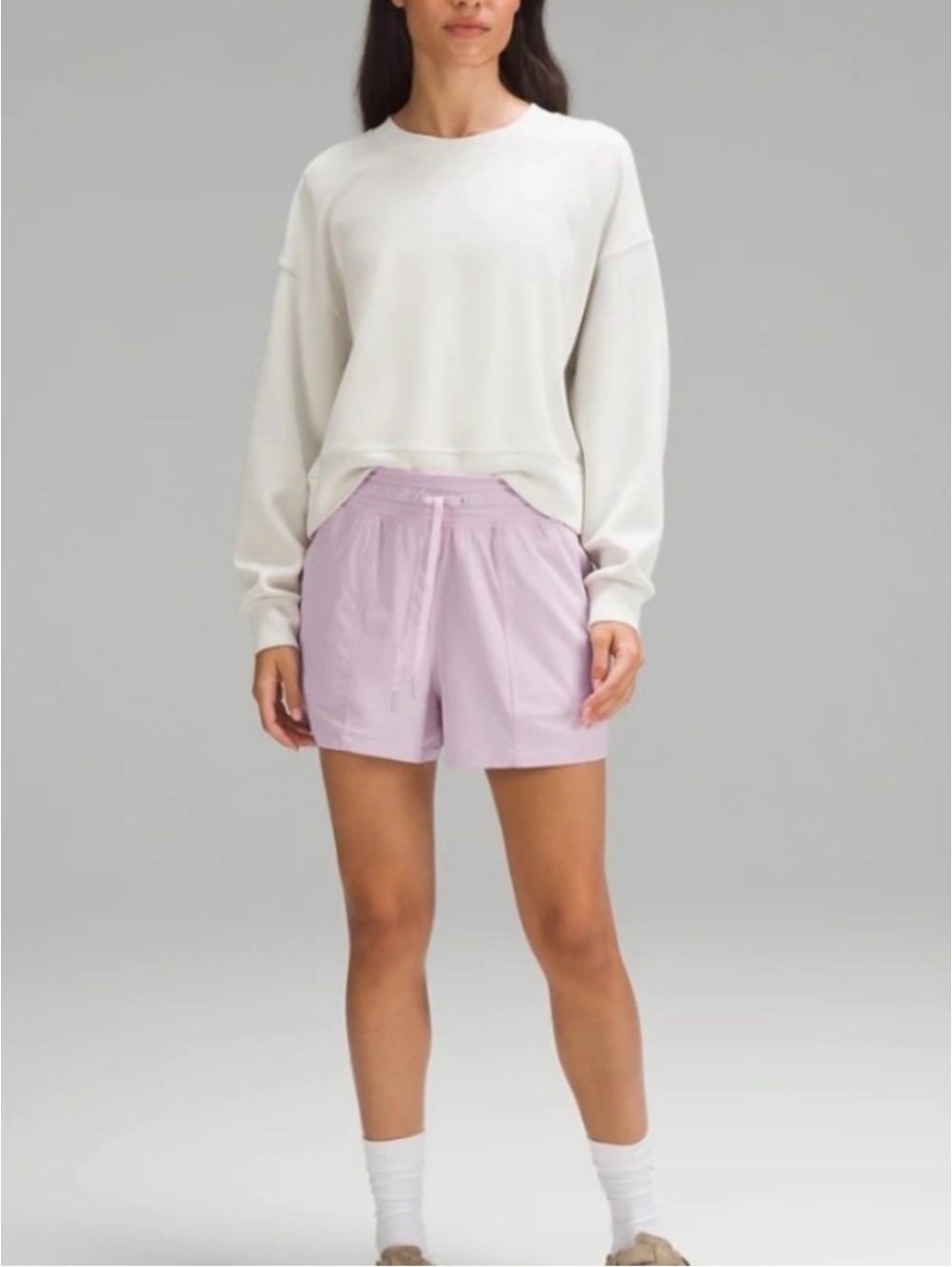 Lululemon Athletica Dance Studio High-Rise Shorts, Size 0.